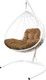 Миниатюра изображения товара Кресло подвесное M-Group XL / 11120101 (белый ротанг/бежевая подушка)