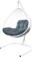Миниатюра изображения товара Кресло подвесное M-Group XL / 11120109 (белый ротанг/серая подушка)
