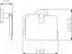 Миниатюра изображения товара Держатель для туалетной бумаги Slezak RAV COA0400Z