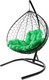 Миниатюра изображения товара Кресло подвесное M-Group XL / 11120404 (черный ротанг/зеленая подушка)