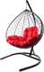 Миниатюра изображения товара Кресло подвесное M-Group XL / 11120406 (черный ротанг/красная подушка)