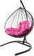 Миниатюра изображения товара Кресло подвесное M-Group XL / 11120408 (черный ротанг/розовая подушка)