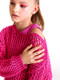 Миниатюра изображения товара Джемпер детский Amarobaby Knit Trend / AB-OD21-KNITT2602/06-128 (розовый, р.128)