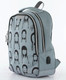 Миниатюра изображения товара Школьный рюкзак Ecotope Kids Венсдей / 057-22003/1-21-GRY (серый)