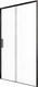 Миниатюра изображения товара Душевая дверь Aquanet Pleasure Evo 160 / AE65-N160-BT (черный анодированный/прозрачное стекло)