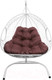 Миниатюра изображения товара Кресло подвесное M-Group Для двоих / 11450102 (белый ротанг/бордовая подушка)