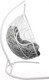 Миниатюра изображения товара Кресло подвесное M-Group Для двоих / 11450109 (белый ротанг/серая подушка)