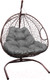 Миниатюра изображения товара Кресло подвесное M-Group Для двоих / 11450209 (коричневый ротанг/серая подушка)
