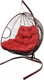 Миниатюра изображения товара Кресло подвесное M-Group Для двоих / 11450206 (коричневый ротанг/красная подушка)