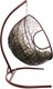 Миниатюра изображения товара Кресло подвесное M-Group Для двоих / 11450201 (коричневый ротанг/бежевая подушка)
