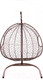 Миниатюра изображения товара Кресло подвесное M-Group Для двоих / 11450201 (коричневый ротанг/бежевая подушка)