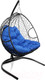 Миниатюра изображения товара Кресло подвесное M-Group Для двоих / 11450410 (черный ротанг/синяя подушка)