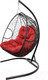 Миниатюра изображения товара Кресло подвесное M-Group Для двоих / 11450406 (черный ротанг/красная подушка)
