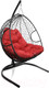 Миниатюра изображения товара Кресло подвесное M-Group Для двоих / 11450406 (черный ротанг/красная подушка)