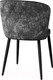 Миниатюра изображения товара Стул DikLine 347 (микровелюр M14 серый/ножки черные)
