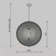 Миниатюра изображения товара Потолочный светильник Maytoni Roots MOD197PL-01W2