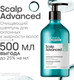 Миниатюра изображения товара Шампунь для волос L'Oreal Professionnel Serie Expert Scalp Advanced Склонных к жирности (500мл)