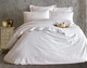 Миниатюра изображения товара Комплект постельного белья Царство сновидений Поплин Белый страйп 2.0 нав. 70x70 / 150-609
