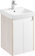 Миниатюра изображения товара Тумба с умывальником Акватон Сканди Doors 45 1A2787K0SDB20 (белый/дуб верона)