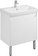 Миниатюра изображения товара Тумба под умывальник Акватон Сканди Doors 70 / 1A278901SD010 (белый)