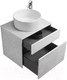 Миниатюра изображения товара Тумба под умывальник Акватон Марбл Слэйт 60 / 1A276101MH4C0 (белый)