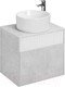 Миниатюра изображения товара Тумба под умывальник Акватон Марбл Слэйт 60 / 1A276101MH4C0 (белый)
