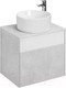 Миниатюра изображения товара Тумба с умывальником Акватон Марбл Слэйт 60 / 1A2761K2MH4C0 (белый)