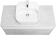 Миниатюра изображения товара Тумба под умывальник Акватон Марбл Слэйт 100 / 1A276301MH4C0 (белый)