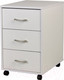 Миниатюра изображения товара Тумба Polini Kids Mirum с ящиками на колесах 40x55 / 0002740.9 (белый)