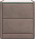Миниатюра изображения товара Прикроватная тумба Мебельград Аризона мягкая (мора темно-коричневый)