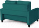 Миниатюра изображения товара Диван Мебельград Джерси 1 1200 (мора зеленый)