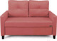 Миниатюра изображения товара Диван Мебельград Джерси 1 1200 (мора терракотовый)