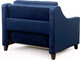 Миниатюра изображения товара Кресло-кровать Мебельград Джерси 2 900 (мора синий)