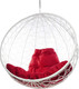 Миниатюра изображения товара Кресло подвесное M-Group Круг / 11050106 (белый ротанг/красная подушка)
