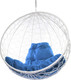 Миниатюра изображения товара Кресло подвесное M-Group Круг / 11050110 (белый ротанг/синяя подушка)