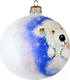 Миниатюра изображения товара Шар новогодний Декарт Умка 8Ш0086 (10см, синий)