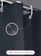 Миниатюра изображения товара Шторка-занавеска для ванны Home One Waffle 200x200 / 417265 (черный)