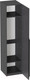 Миниатюра изображения товара Шкаф-пенал Мебельград Нора 1 дверь (металл бруклин/графит)