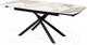 Миниатюра изображения товара Обеденный стол M-City Rivoli 140 Gloss / 614M04289 (Luxury Pandora Solid Ceramic/Black)