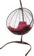 Миниатюра изображения товара Кресло подвесное M-Group Круг / 11050202 (коричневый ротанг/бордовая подушка)