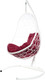 Миниатюра изображения товара Кресло подвесное M-Group Овал / 11140102 (белый ротанг/бордовая подушка)