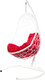 Миниатюра изображения товара Кресло подвесное M-Group Овал / 11140106 (белый ротанг/красная подушка)