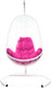 Миниатюра изображения товара Кресло подвесное M-Group Овал / 11140108 (белый ротанг/розовая подушка)