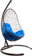 Миниатюра изображения товара Кресло подвесное M-Group Овал / 11140210 (коричневый ротанг/синяя подушка)