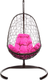 Миниатюра изображения товара Кресло подвесное M-Group Овал / 11140208 (коричневый ротанг/розовая подушка)