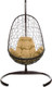 Миниатюра изображения товара Кресло подвесное M-Group Овал / 11140201 (коричневый ротанг/бежевая подушка)