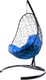 Миниатюра изображения товара Кресло подвесное M-Group Овал / 11140410 (черный ротанг/синяя подушка)