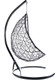 Миниатюра изображения товара Кресло подвесное M-Group Овал / 11140410 (черный ротанг/синяя подушка)