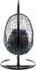 Миниатюра изображения товара Кресло подвесное M-Group Овал / 11140409 (черный ротанг/серая подушка)