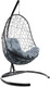 Миниатюра изображения товара Кресло подвесное M-Group Овал / 11140409 (черный ротанг/серая подушка)